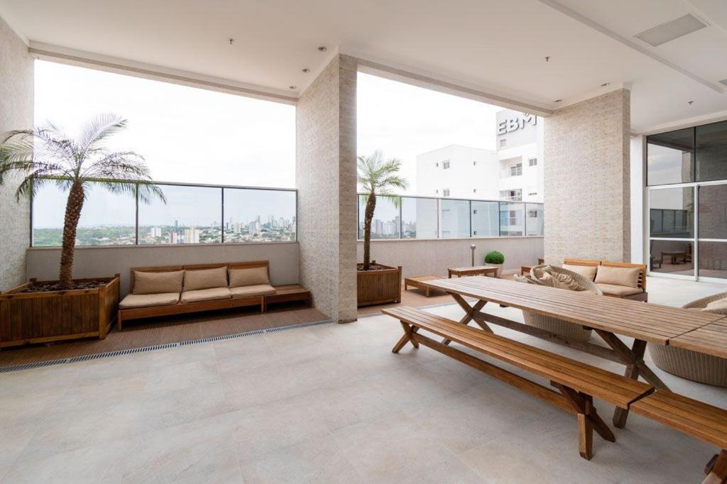 ApARTAMENTO de 1 quarto - Ed Metropolitan Barcelona - Próximo ao Shopping FLAMBOYANT - Jardim Goiás - MB2204B Goiânia Exterior foto